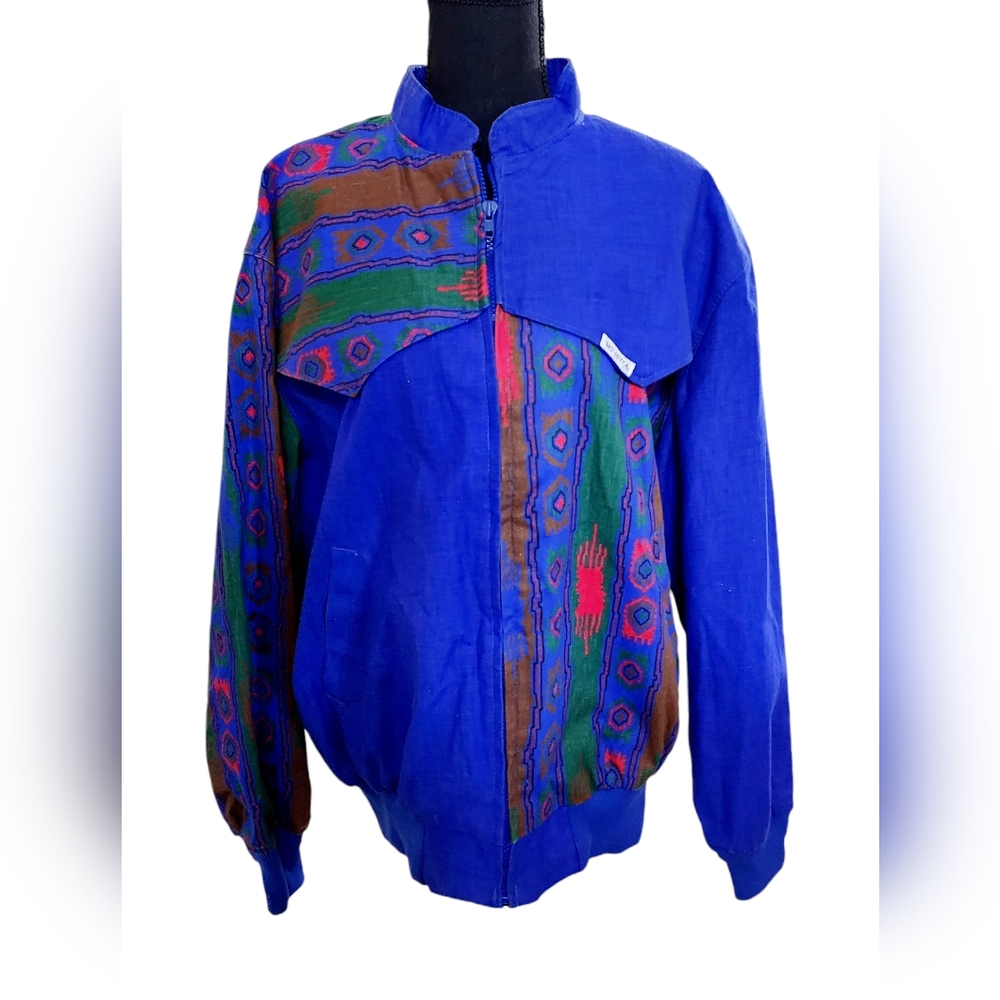 90s Mo Betta Southwestern Aztec western vintage jacket. Rare, hard to find